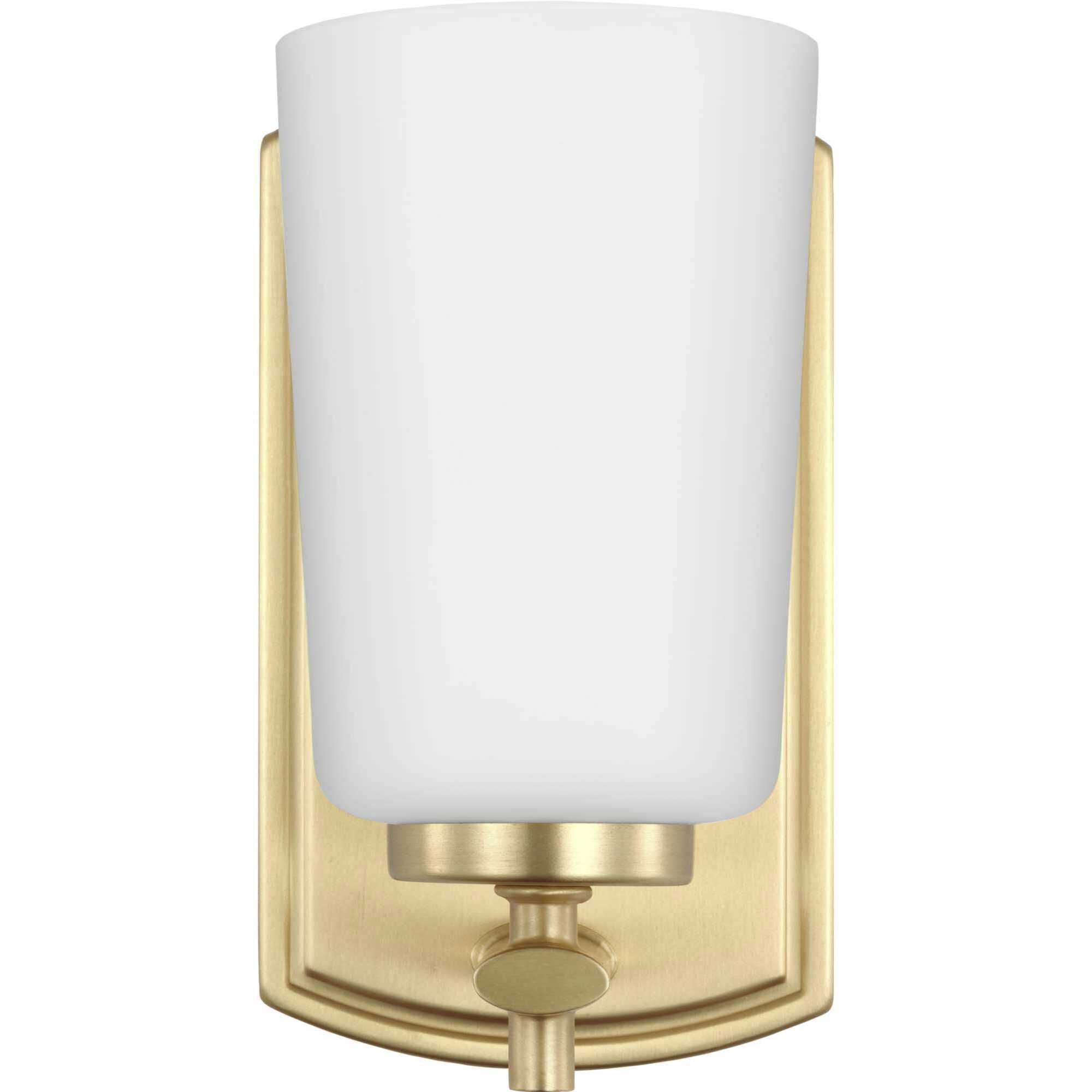 Adley 1 Light 4.5 inch Satin Brass Bath Vanity Light Wall Light