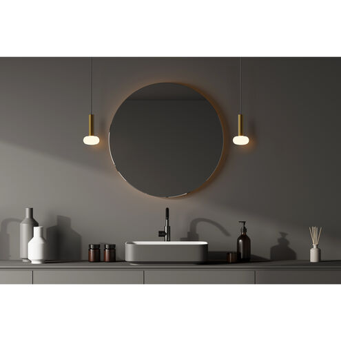 Combi LED 49 inch Matte White Pendant Ceiling Light, Suspension / Flush Mount 2-in-1
