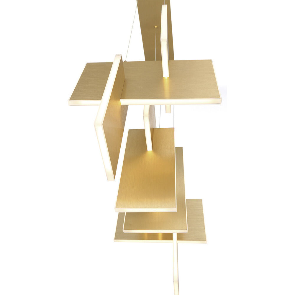 Coburg LED 14 inch Gold Chandelier Ceiling Light
