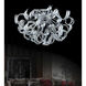 Swivel 9 Light 18 inch Chrome Flush Mount Ceiling Light