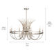 Homestead Baile 9 Light 37 inch Brushed Nickel Chandelier Ceiling Light, Baile