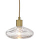 Reservoir 1 Light 7 inch Antique Brass Pendant Ceiling Light, Inline