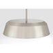 Trellwyn 3 Light 15 inch Brushed Nickel Semi-Flush Mount Ceiling Light