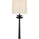AERIN Beaumont 1 Light 7.5 inch Aged Iron Tail Sconce Wall Light, Medium
