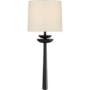 AERIN Beaumont 1 Light 7.5 inch Aged Iron Tail Sconce Wall Light, Medium