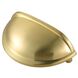 Atticus Brushed Gold Hardware Drawer Pull, Set of 10