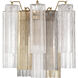 Addis Bath Wall Light in Tronchi Glass Autumn