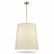 Dalia 1 Light 20 inch Aged Brass Pendant Ceiling Light