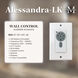 Atlas Alessandra - LK 42 inch Matte White with Matte Black Blades Transitional Ceiling Fan