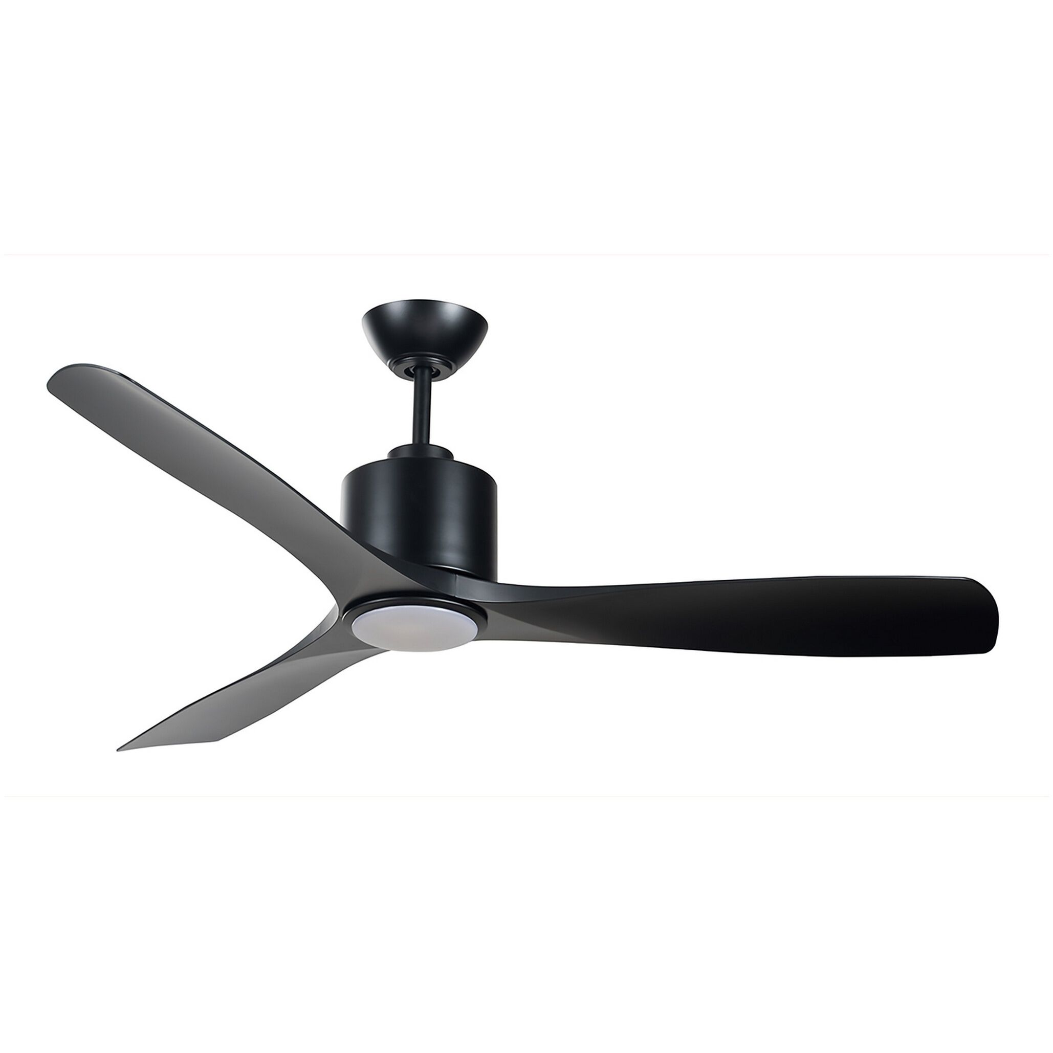 Sentry 52 inch Matte Black Ceiling Fan