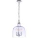 Jackson 3 Light 13.63 inch Chrome Pendant Ceiling Light