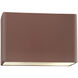 Ambiance Collection LED 8 inch Canyon Clay Outdoor Wall Sconce