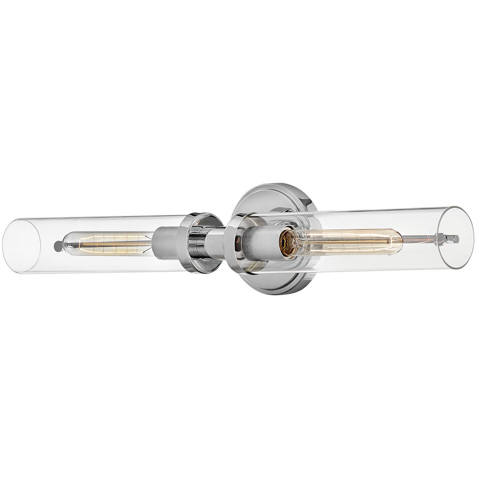 Vaughn 2 Light 25 inch Chrome Vanity Light Wall Light