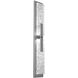 Glacier LED 5 inch Classic Silver Indoor Sconce Wall Light in 3000K LED, Double