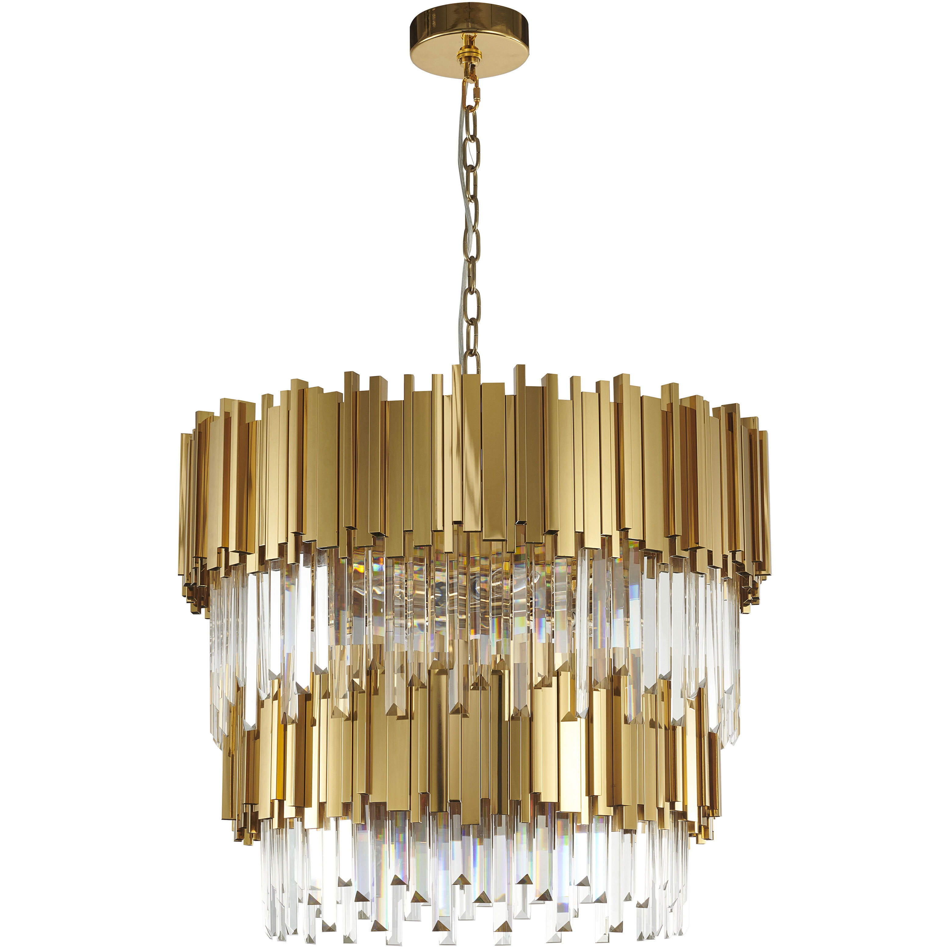 Canada 12 Light 27.5 inch Gold Chandelier Ceiling Light
