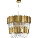 Canada 12 Light 27.5 inch Gold Chandelier Ceiling Light