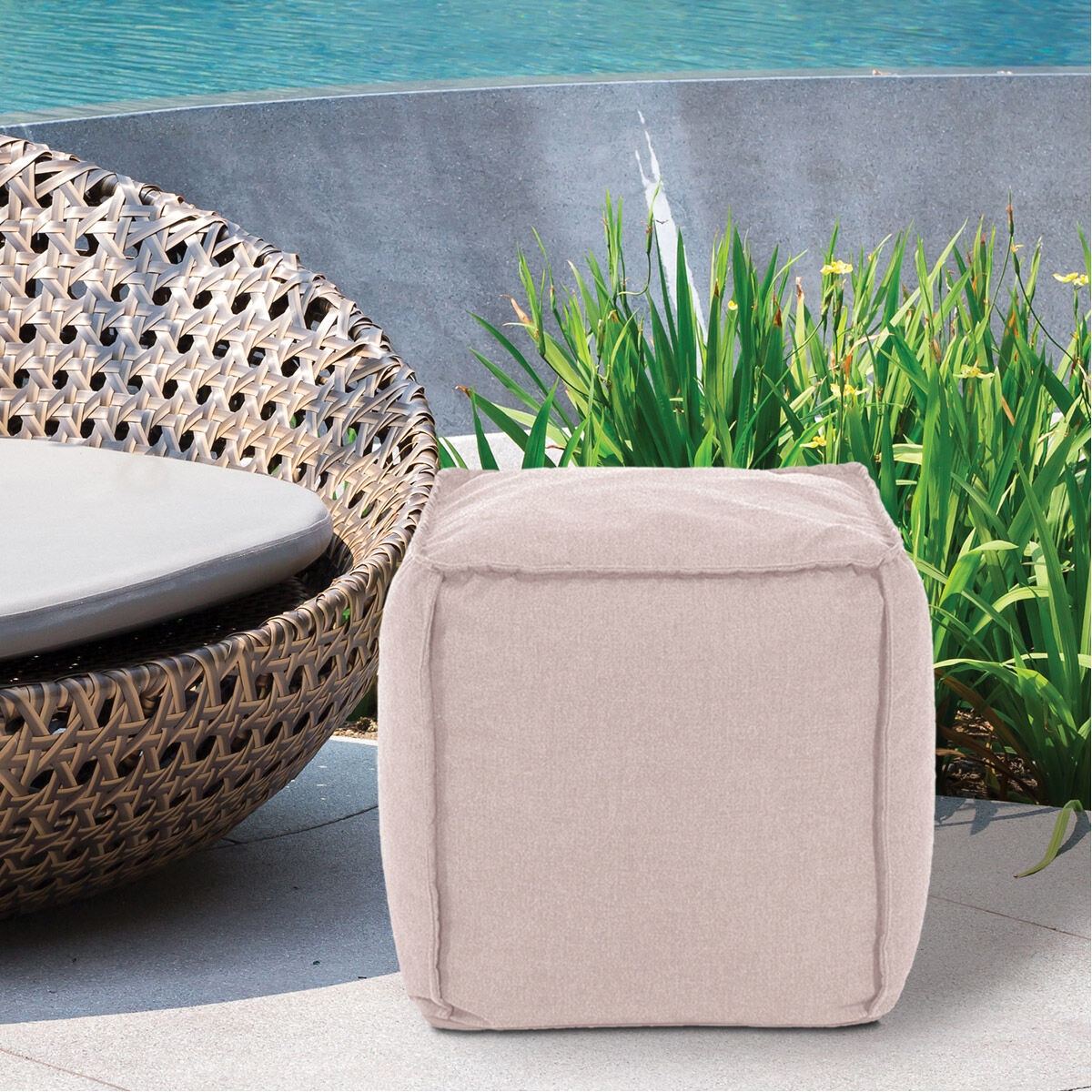 18 inch hot sale square ottoman