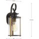 Squire 1 Light 15 inch Antique Bronze Outdoor Wall Lantern in Antique Bronze and Vintage Brass, Small
