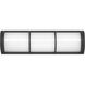 Harper LED 16 inch Matte Black Bathroom Vanity Light Wall Light