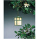 Mission 1 Light 5 inch Pewter Pendant Ceiling Light in Frosted, No Accent