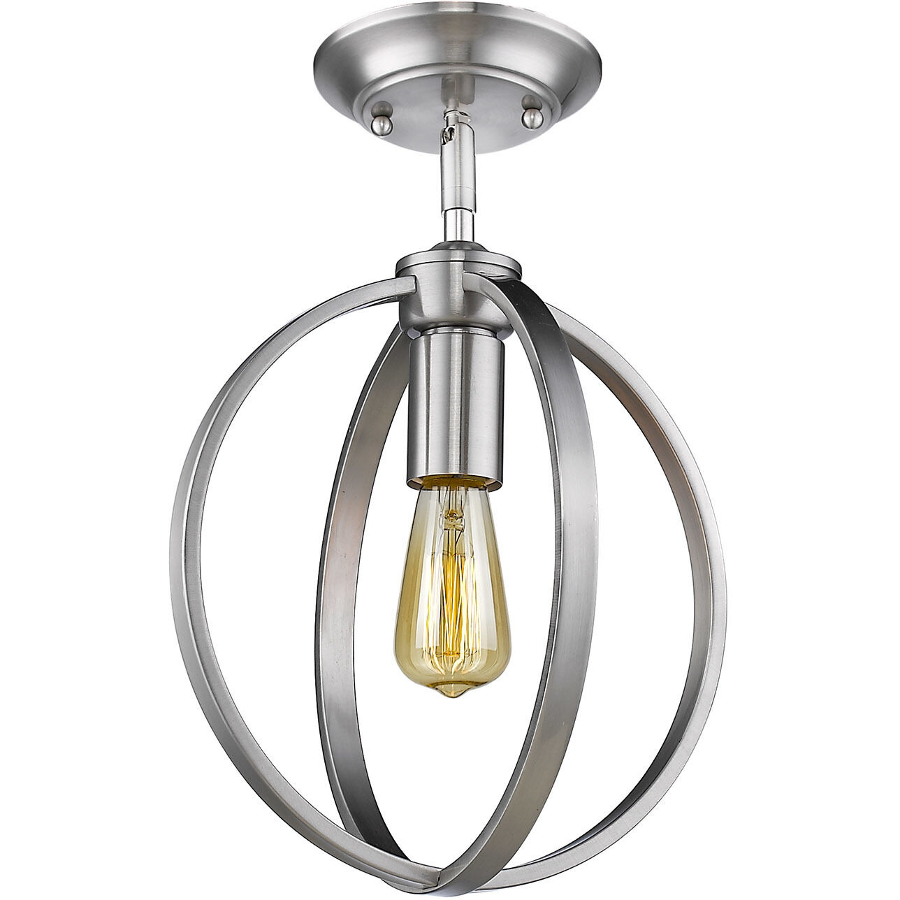 Colson 1 Light 9.88 inch Semi-Flush Mount