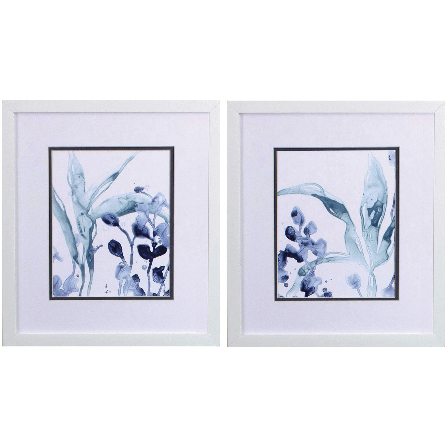 Waterside Blue and Turquoise Framed Art, Propac