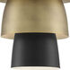 Moonshadow 1 Light 14 inch Old Satin Brass Pendant Ceiling Light
