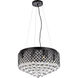 Tully 8 Light 20 inch Black Pendant Ceiling Light