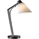 Reach 21.9 inch 100 watt Dark Smoke Table Lamp Portable Light in Natural Anna