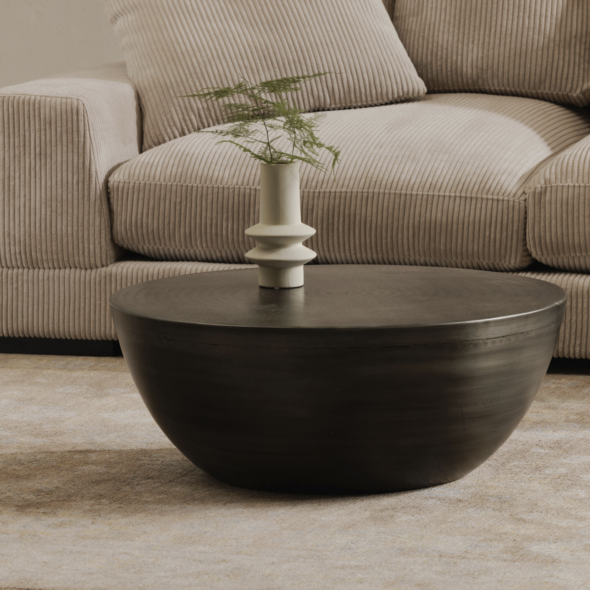 Conga 32 X 32 inch Silver Coffee Table