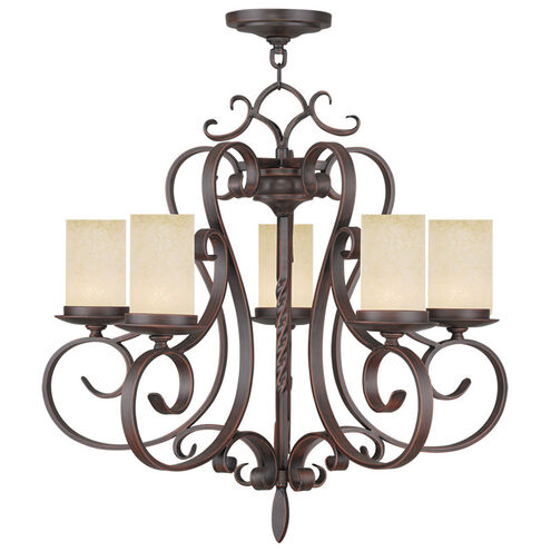 Millburn Manor 5 Light 26 inch Imperial Bronze Chandelier Ceiling Light