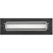 Lucien LED 5 inch Black Vanity Light Wall Light, Vertical