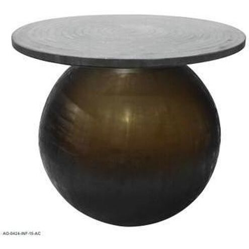 Jali 28 X 23.75 inch Brown Side Table