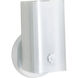 Brentwood 1 Light 8 inch White Bath Light Wall Light