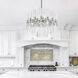 Miroir 8 Light 16 inch Polished Nickel Chandelier Ceiling Light