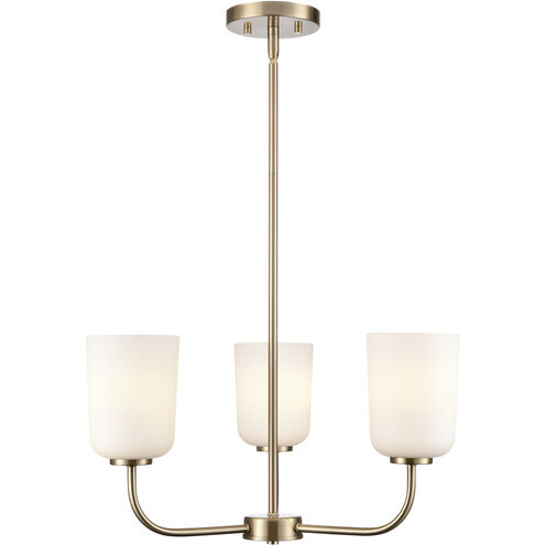 Laphia 3 Light 21 inch Modern Gold Chandelier Ceiling Light