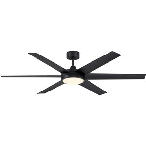 Brawn 64 inch Black Indoor/Outdoor Ceiling Fan