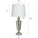 Cameron 30 inch 150.00 watt Polished Nickel Table Lamp Portable Light