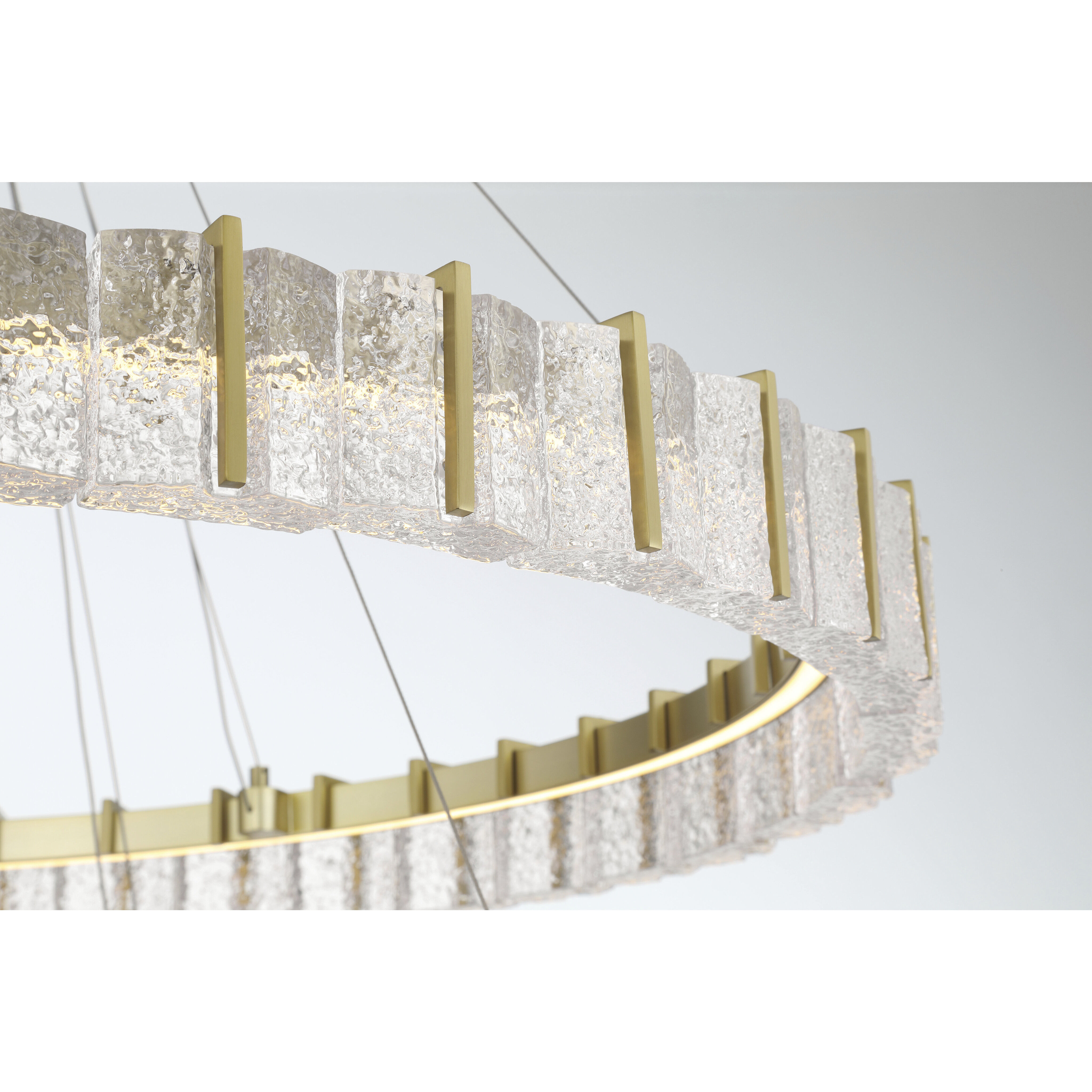Sevryn LED 44.5 inch Soft Brass Chandelier Ceiling Light