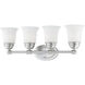 Bella 4 Light 24.50 inch Bathroom Vanity Light