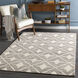 Fez 120 X 96 inch Taupe Rug in 8 x 10, Rectangle