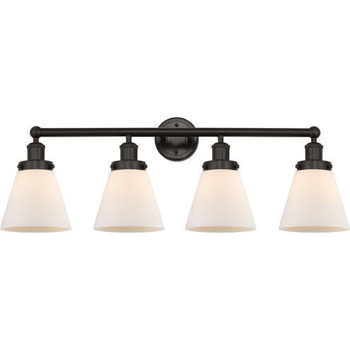 Cone 4 Light 33.5 inch Oil Rubbed Bronze Bath Vanity Light Wall Light
