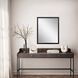 Mirror Collection 30 X 24 inch Black Wall Mirror