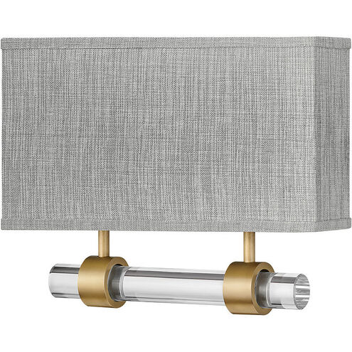 Galerie Luster LED 15 inch Heritage Brass ADA Indoor Wall Sconce Wall Light
