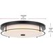Kolson 1 Light 20 inch Black Flush Mount Ceiling Light