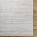 Grandeur 108 X 72 inch Light Silver / Sterling Grey Handmade Rug in 6 x 9