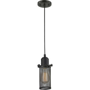 Austere Quincy Hall LED 5 inch Matte Black Mini Pendant Ceiling Light, Austere