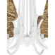 Kokomo 6 Light 24 inch Matte White Chandelier Ceiling Light