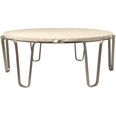 Devereaux 41 inch Chablis Silver Coffee Table