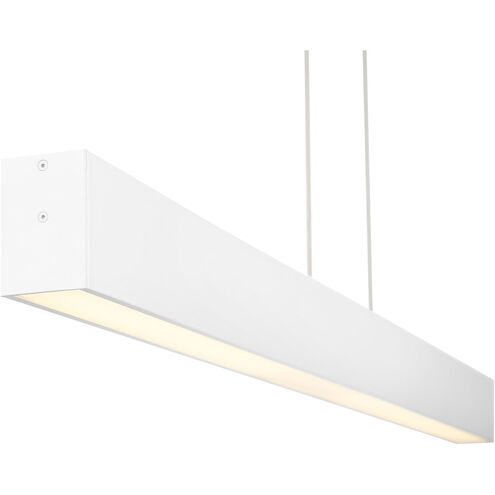 Form Dual LED 2 inch Matte White Pendant Ceiling Light